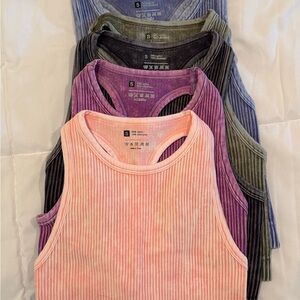 Vibrant Ribbed Tank Top Collection